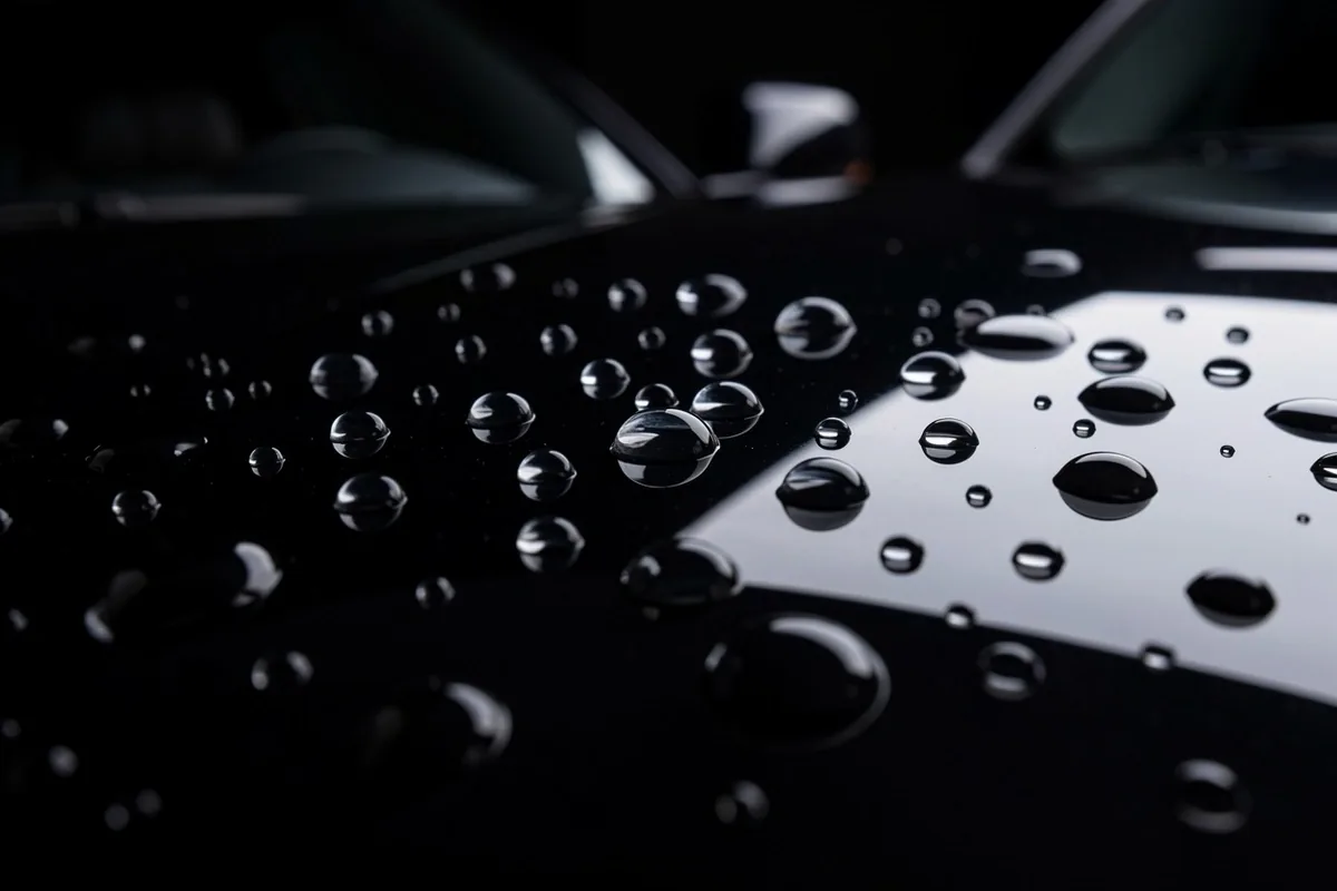 Effet hydrophobe d'une protection céramique de pointe
