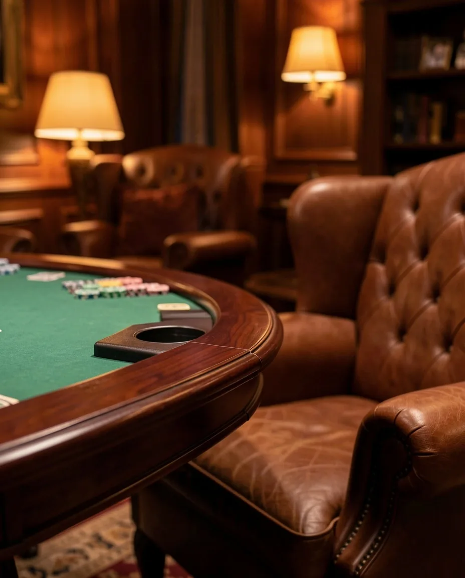 Table de poker privative et ambiance feutrée chez Mavenoora Club