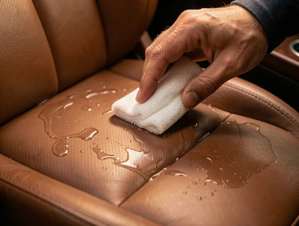 Rénovation et protection de sellerie cuir haut de gamme
